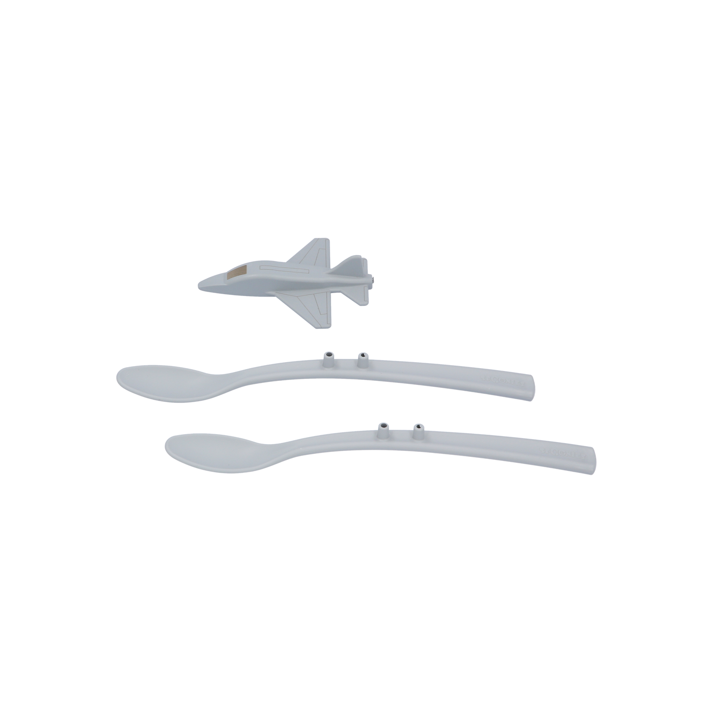 Spoonies Kinderlöffel - Jet (grau)