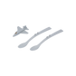 Spoonies Kinderlöffel - Jet (grau)