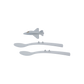 Spoonies Kinderlöffel - Jet (grau)