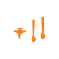 Spoonies Kinderlöffel - Jet (orange)