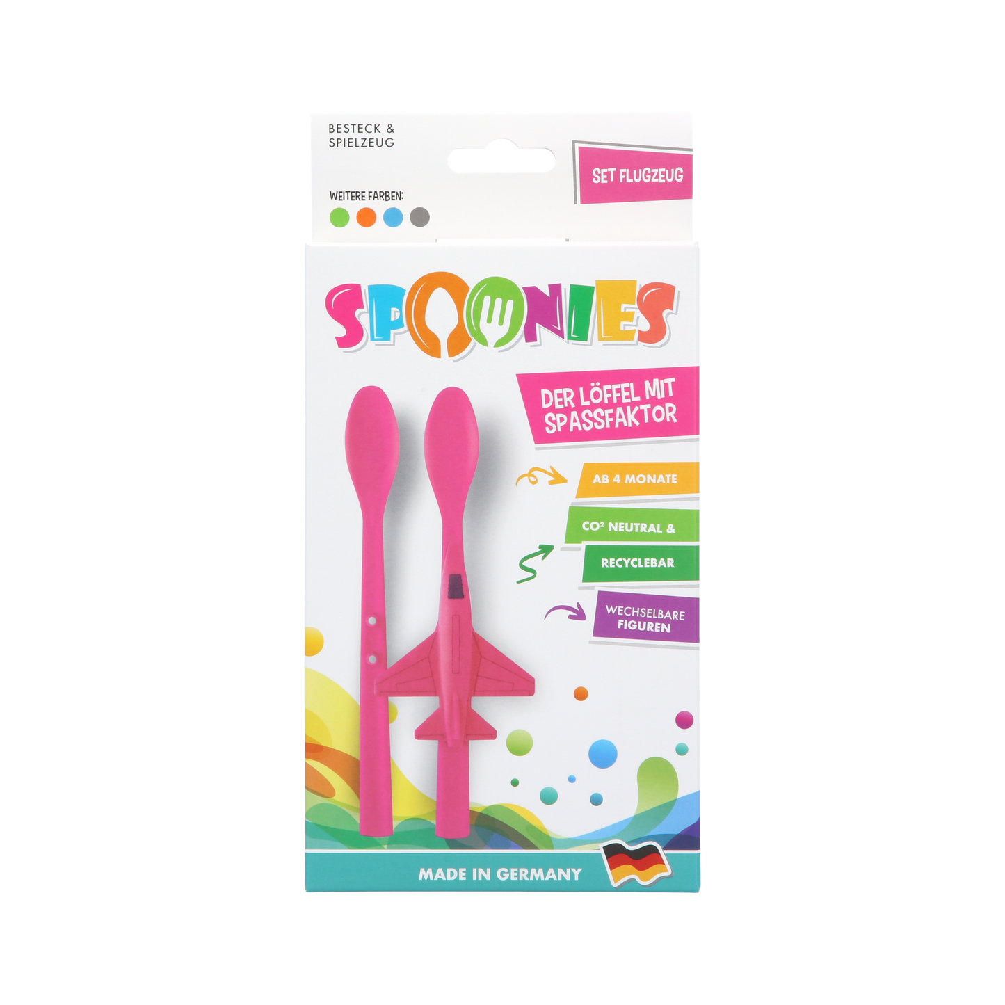 Spoonies Kinderlöffel - Jet (pink)