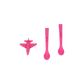 Spoonies Kinderlöffel - Jet (pink)