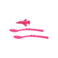 Spoonies Kinderlöffel - Jet (pink)