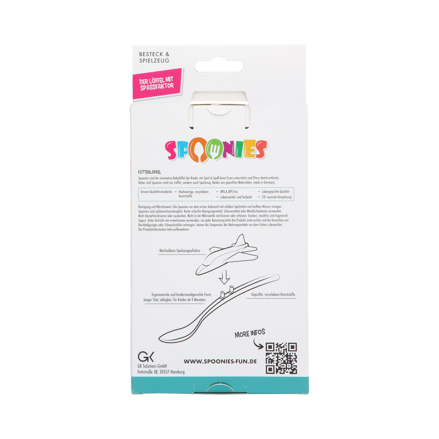 Spoonies Kinderlöffel - Jet (blau)