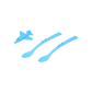 Spoonies Kinderlöffel - Jet (blau)