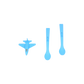 Spoonies Kinderlöffel - Jet (blau)