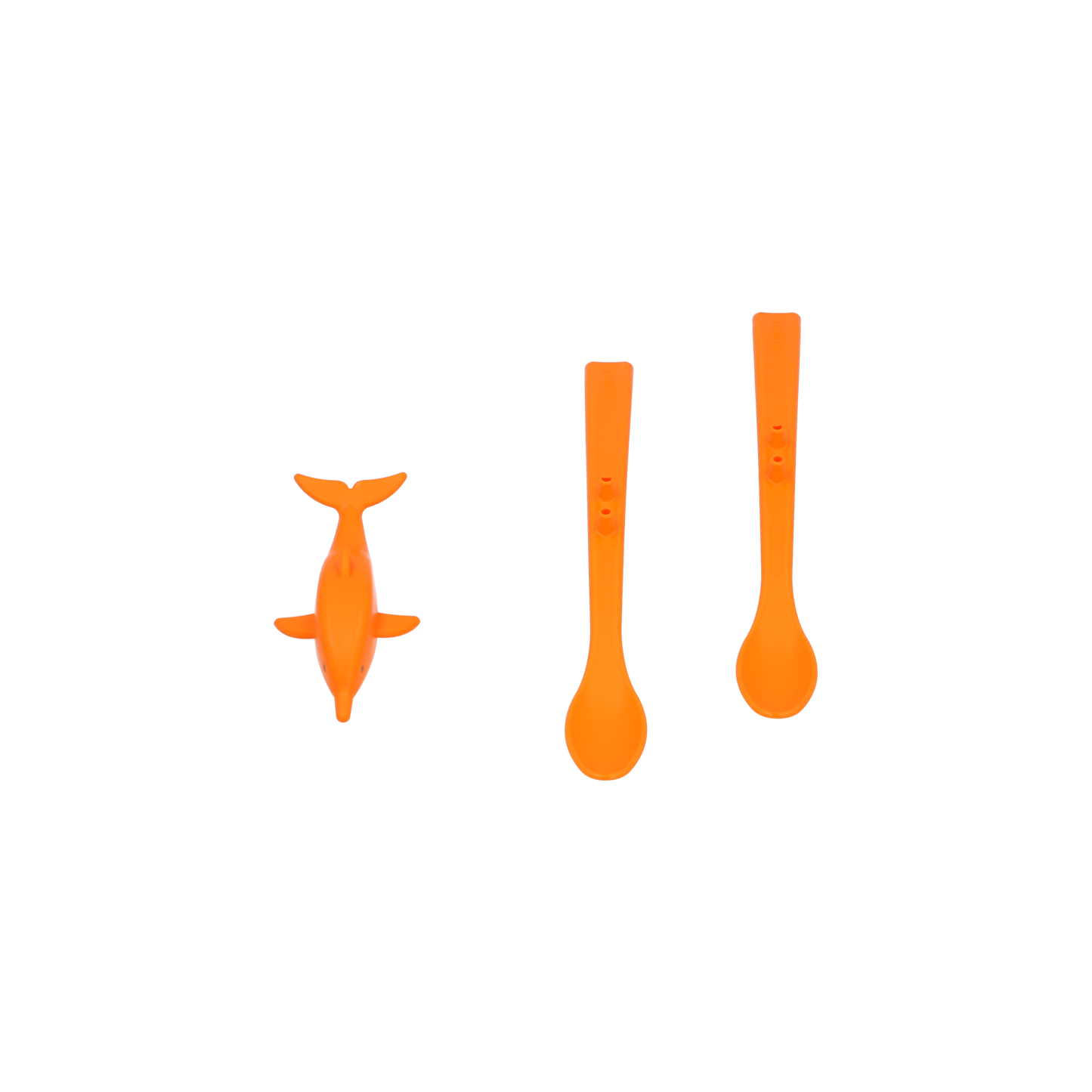 Spoonies Kinderlöffel - Delfin (orange)