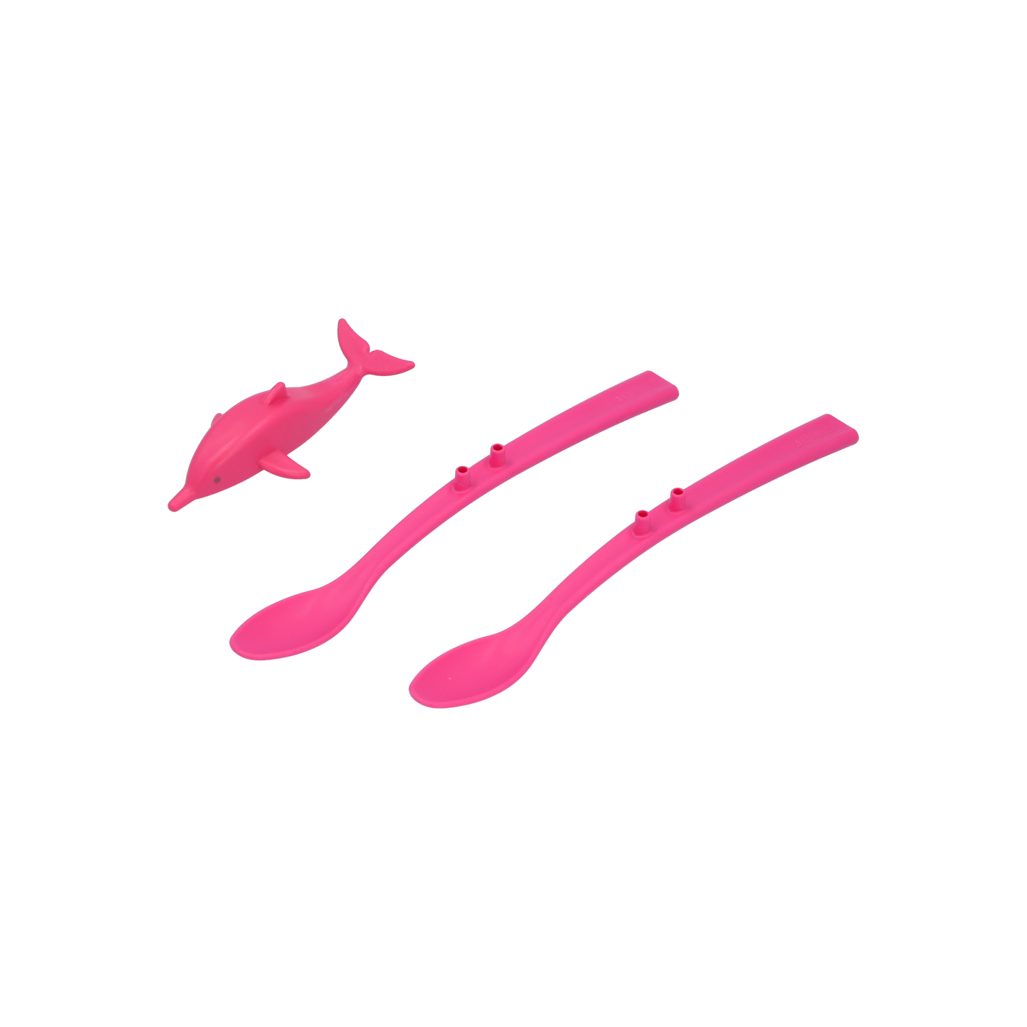 Spoonies Kinderlöffel - Delfin (pink)