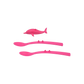 Spoonies Kinderlöffel - Delfin (pink)