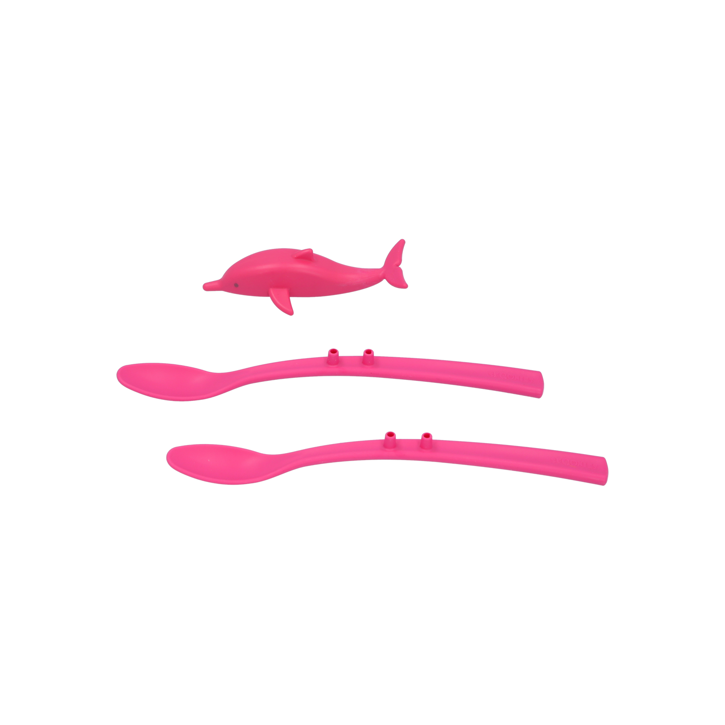 Spoonies Kinderlöffel - Delfin (pink)